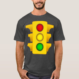 T-shirt Halloween Costume Traffic Light funny simple