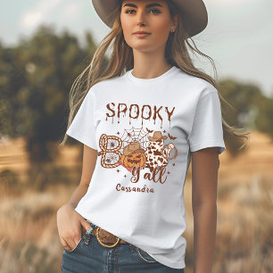 T-shirt Halloween Country Western effrayant
