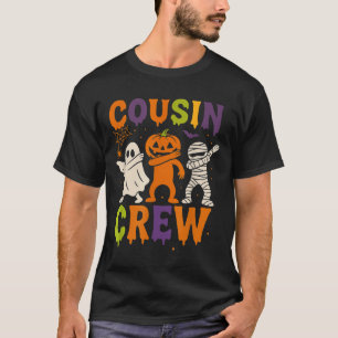 T-shirt Halloween Cousin Crew 2025 Enfants Correspondant C