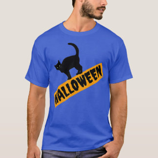 T-shirt Halloween Cute black Chat