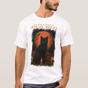 T-shirt Halloween de Chat Noir de Pocus Hocus