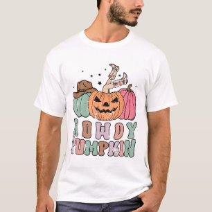 T-shirt Halloween de rodéo d'automne de Howdy Citrouille