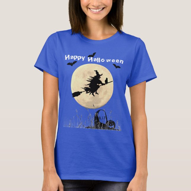 T-shirt Halloween Deep Royal (Devant)