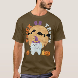 T-shirt Halloween Dentist Dentist Casquette Dental Assista