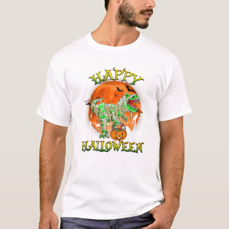 T-shirt Halloween Dinosaur T Rex Mummy Trick Rawr Treat Co