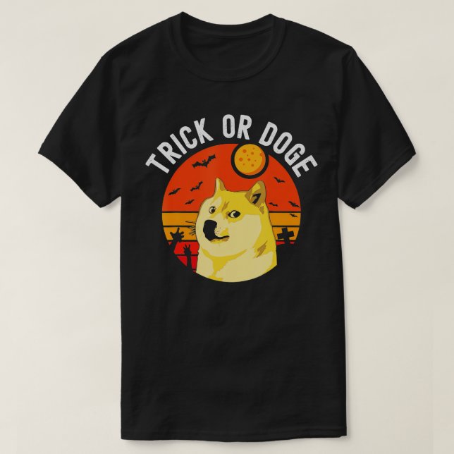 T-shirt Halloween Doge mème s (Design devant)