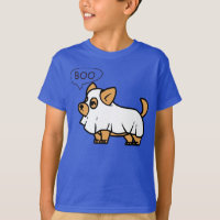 T-shirt Halloween, Doggie Dit "BOO"