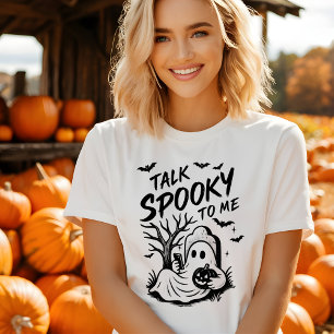 T-shirt Halloween drôle - Parle-moi de choses effr