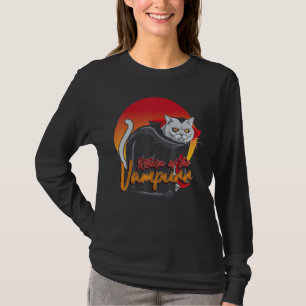 T-shirt Halloween Drôle Retour De Vampire Vampire Chat Vam