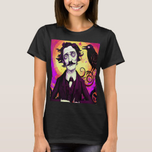 T-shirt Halloween, Edgar Allen Poe, Raven, Nevermore T-Sh