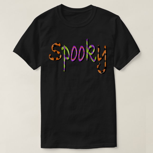 T-shirt halloween éffrayant (Design devant)