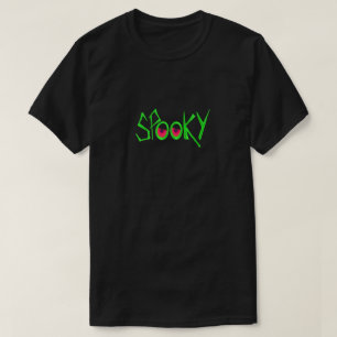 T-shirt Halloween Éffrayant Avec Les Yeux