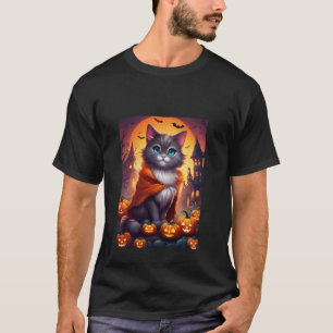 T-shirt Halloween effrayant chats vampires mignons Trick o