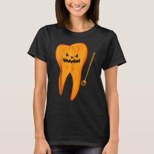 T-shirt Halloween Éffrayant Dentist Scanner Dental Assista