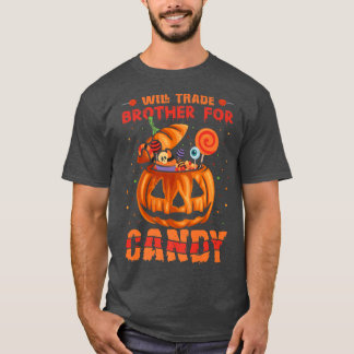 T-shirt Halloween effrayant et drôle COMMERCIALERA FRÈRE P