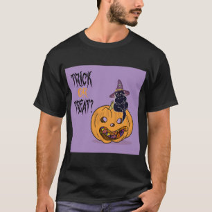T-shirt Halloween Éffrayant Horreur mignonne Trick ou trai
