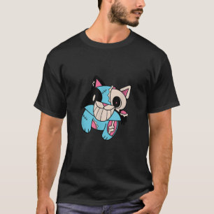 T-shirt Halloween Éffrayant Zombie Conception de chat