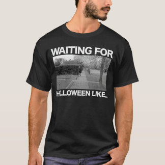 T-shirt Halloween En attendant Halloween comme un film d'h