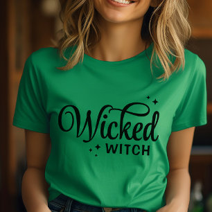 T-shirt Halloween en sorcière