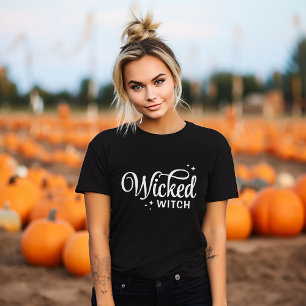 T-shirt Halloween en sorcière