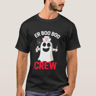 T-shirt Halloween ER Costume Women Men ER Boo Boo Crew Nur