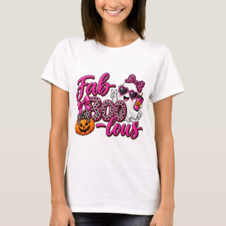T-shirt Halloween Fab-BOO-Lous avec Citrouille
