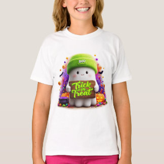 T-shirt Halloween Fantôme Bouh - Des friandises ou un sort