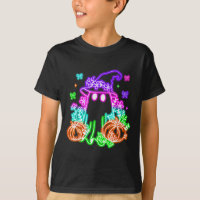 Halloween Fantôme Sorcière Citrouille Mignon Boo T