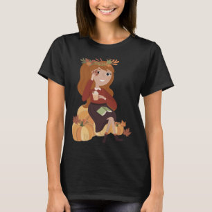 T-shirt Halloween fille citrouille 31 octobre