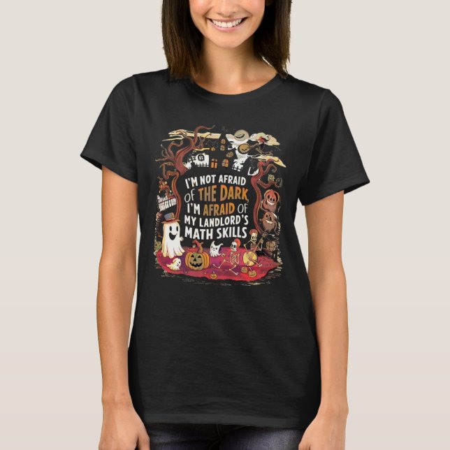T-shirt Halloween généré par l'IA (Devant)