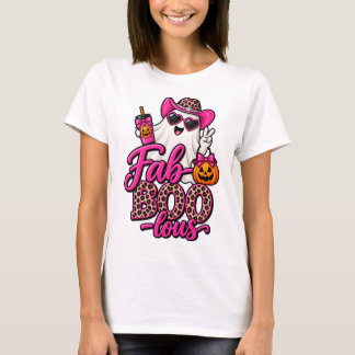 T-shirt Halloween Gentil fantôme Fab-BOO-Lous