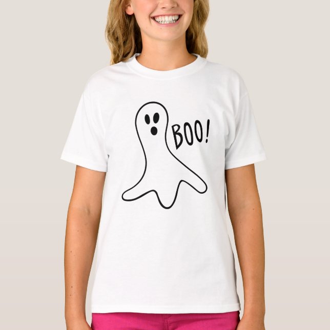 T-shirt Halloween Ghost Boo 4U (Devant)