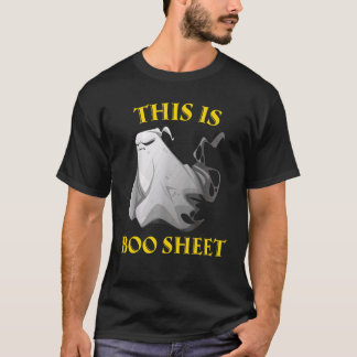 T-shirt Halloween Ghost Costume Boo Sheet  Joke Womens & M