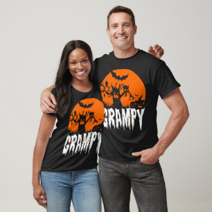 T-shirt Halloween Grampy Scary 31 Octobre Cadeau