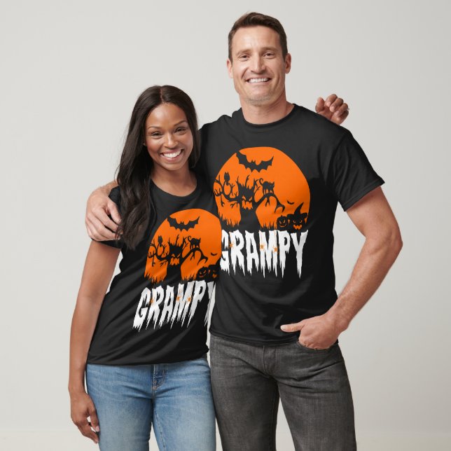 T-shirt Halloween Grampy Scary 31 Octobre Cadeau (Unisexe)
