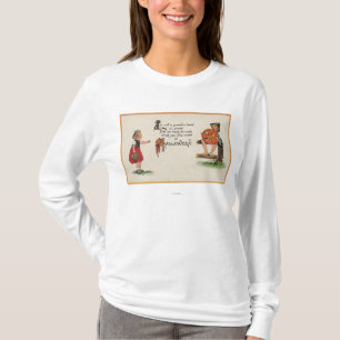 T-shirt Halloween GreetingKid sur la barrière