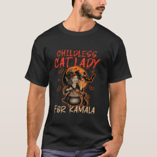 T-shirt Halloween Harris 2024 Enfant Chat Lady Pour Kamal