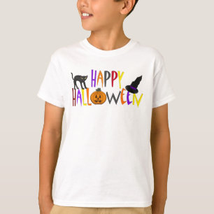T-shirt Halloween heureux coloré