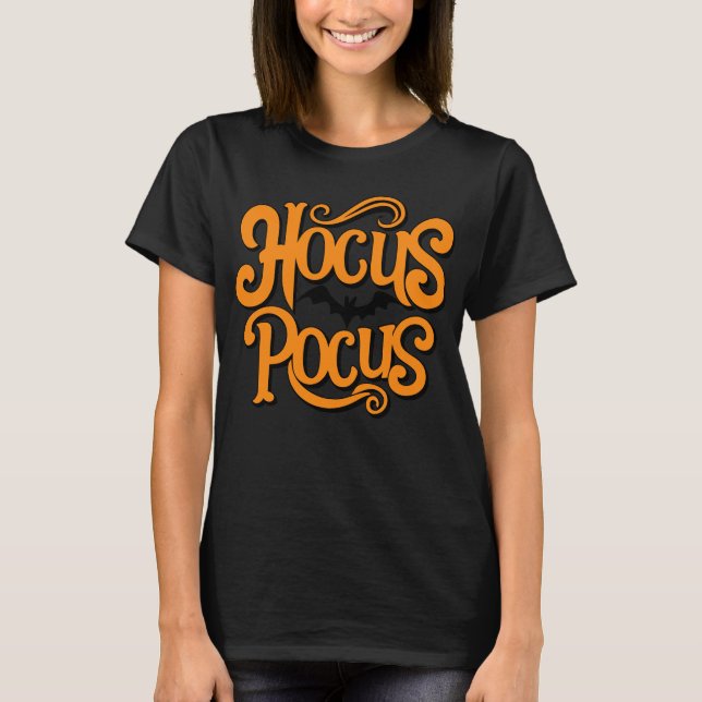 T-shirt Halloween Hocus Pocus (Devant)