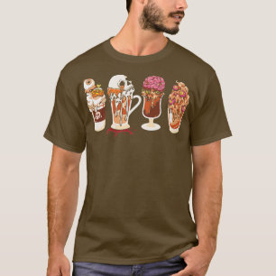 T-shirt Halloween Horror Coffee Halloween Graphisme