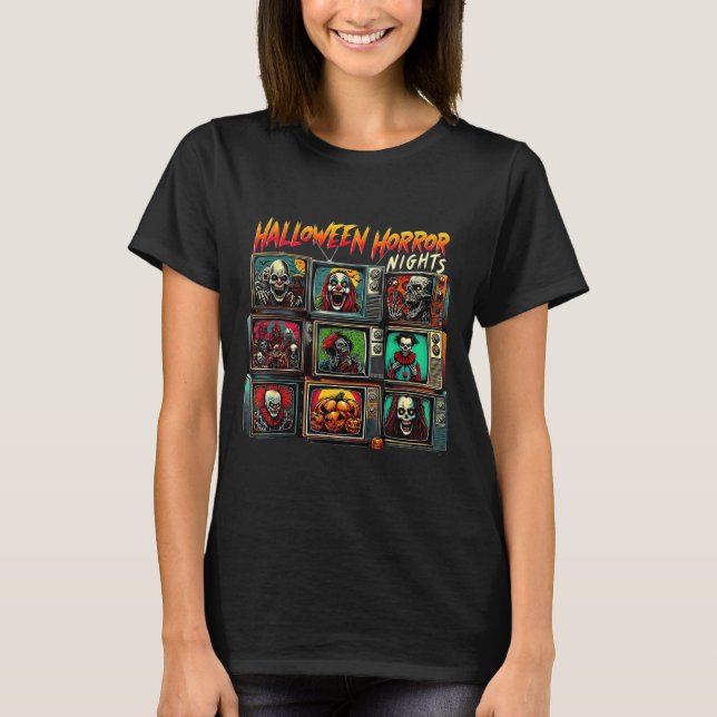 T-shirt Halloween Horror Nights Y Movie  (Devant)
