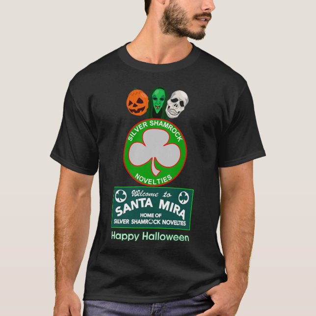 T-shirt Halloween III - Shamrock d'argent et Père Noël Mir (Devant)
