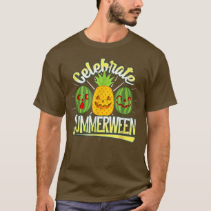 T-shirt Halloween Jack-o'-lantern fête Summerwe