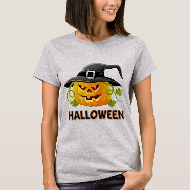 T-shirt Halloween Jack-o-lanterne (Devant)