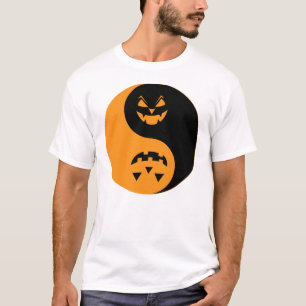 T-shirt Halloween Jack o-lanterne Yin Yang