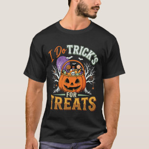 T-shirt Halloween Je Fais des Tours pour des Friandises Ci