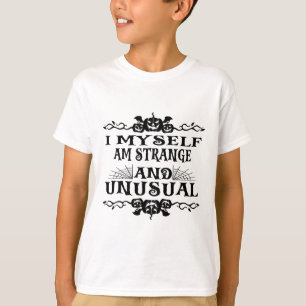 T-shirt Halloween Je Suis Moi-Même Étrange Et Des Hommes I