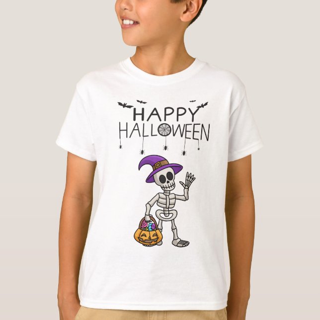 T-shirt Halloween joyeuse et amusante (Devant)