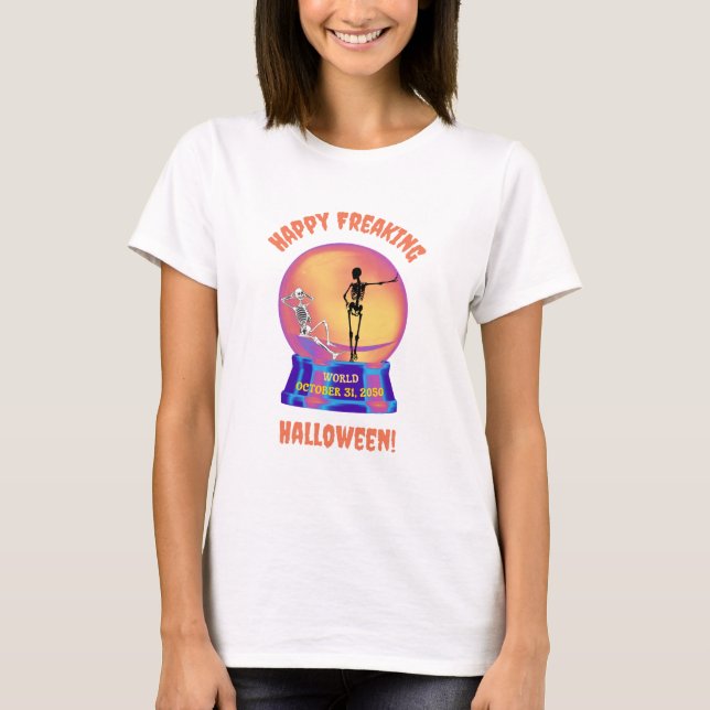 T-shirt Halloween joyeuse et fêtante (Devant)