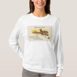 T-shirt Halloween JoysWitch sur le balai